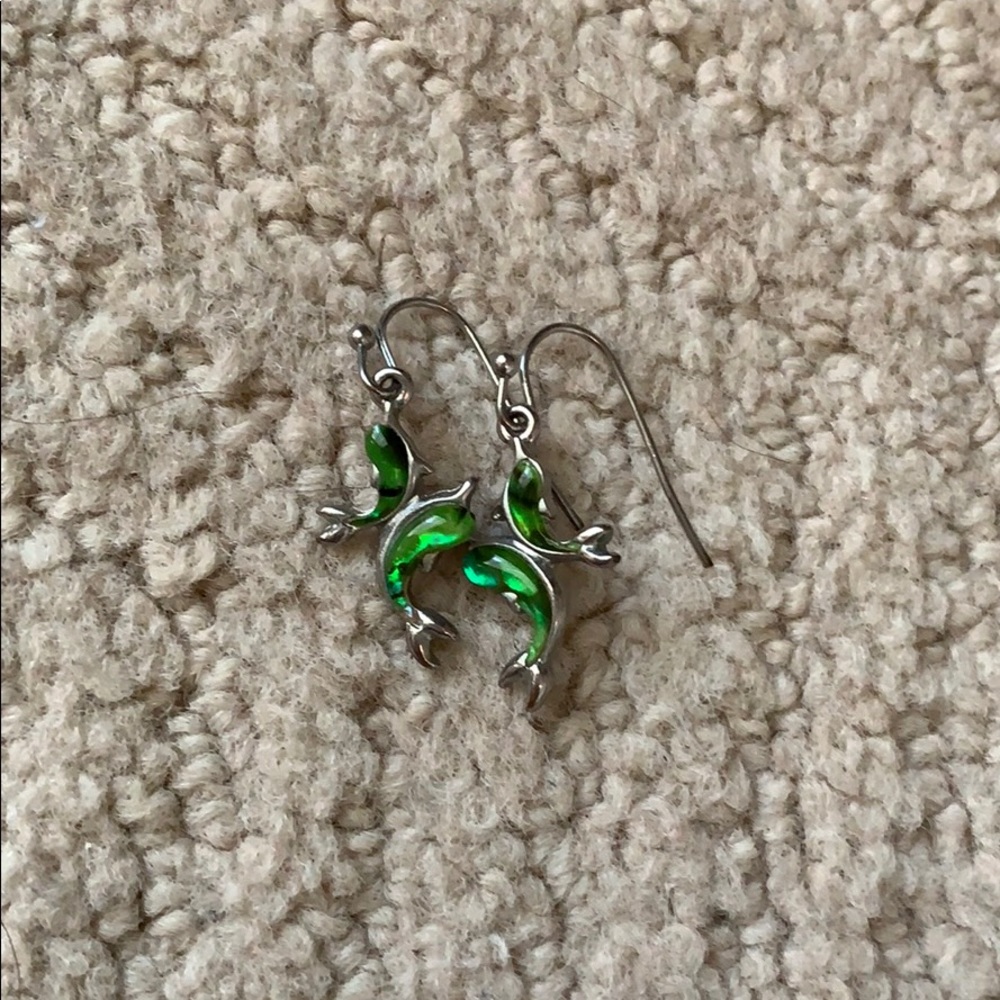 Dolphin earrings